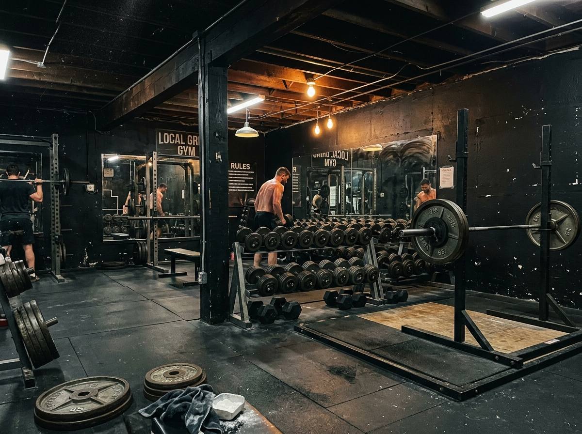 Instalaciones de StronGym: gimnasio de barrio en Paseo de las Flores, Reynosa con peso libre y máquinas en dos pisos